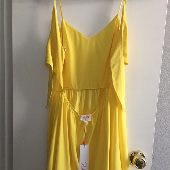 PARKER NWT Yellow Thin Strapped Sundress - Picture 3 of 8